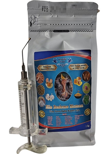 Mama 1 kg Elle Besleme +Profosyonel Besleme Apart