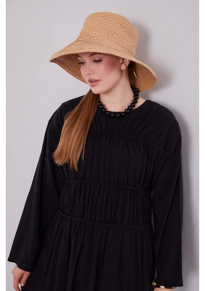 Siyah Büzgü Detaylı Elbise modelleri