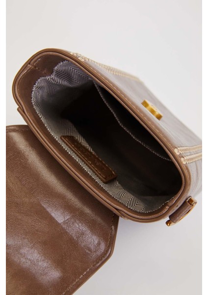 Gri Dikdörtgen Formlu Dikişli El Çantası modelleri