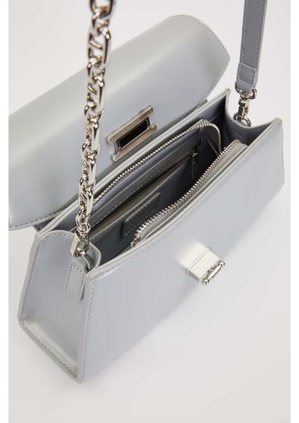 A.mavi Geometrik Model Omuz Çantası modelleri