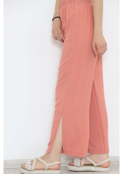 Enenstyle Fashıon Boutıque Rahat Kalıp Beli Lastikli Bol Paça Salaş Yazlık Kadın Aerobin Pantolon