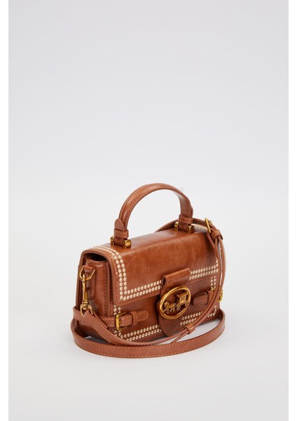 Camel Ikili Kemer Görünümlü El Çantası fiyatları