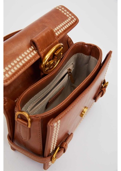 Camel Ikili Kemer Görünümlü El Çantası modelleri