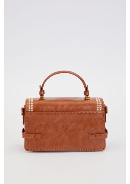 Camel Ikili Kemer Görünümlü El Çantası fırsatları