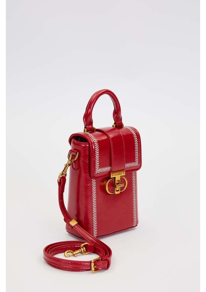 Kırmızı Dikdörtgen Formlu El Çantası fiyatları