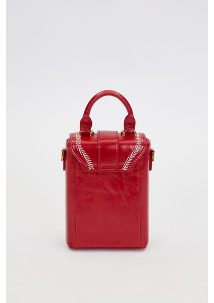 Kırmızı Dikdörtgen Formlu El Çantası fırsatları