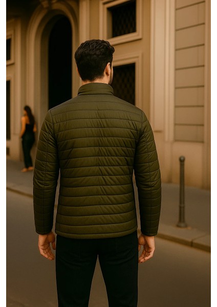 Erkek Günlük Comfort Haki Şişme Mont indirimleri