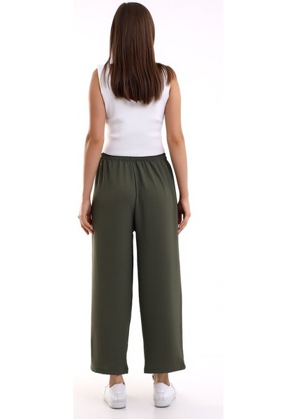 Enenstyle Fashıon Boutıque Rahat Kalıp Beli Lastikli Bol Paça Salaş Yazlık Kadın Aerobin Pantolon fırsatları