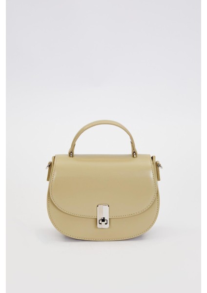 Yeşil Zincir Askı Detaylı El Çantası