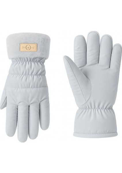 Su ve Rüzgar Geçirmez Kadın Kar-Kayak Eldiveni