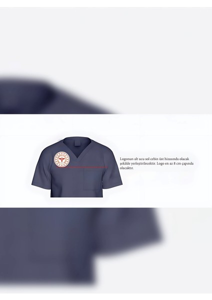 Sağlık Bakanlığı Yeni Kıyafet Yönetmeliğine Uygun Saten Scrubs Arması fiyatları