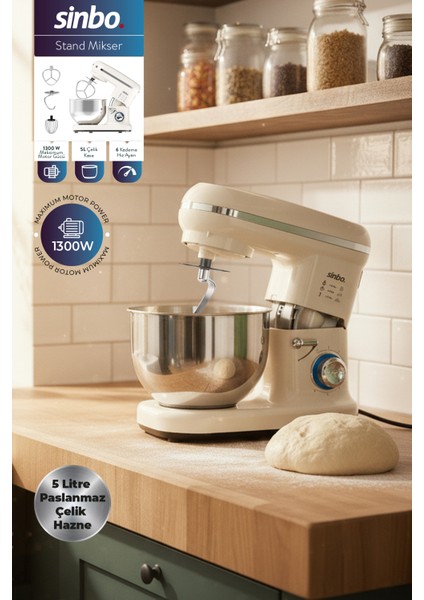 SMX-2770 Standlı Mikser-Krem