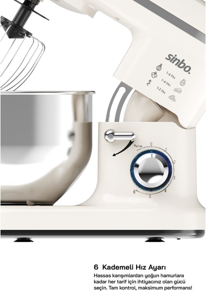 SMX-2770 Standlı Mikser-Krem