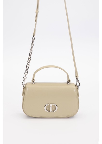 Yeşil Aksesuar Kapaklı Omuz Çantası