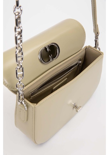 Yeşil Aksesuar Kapaklı Omuz Çantası modelleri