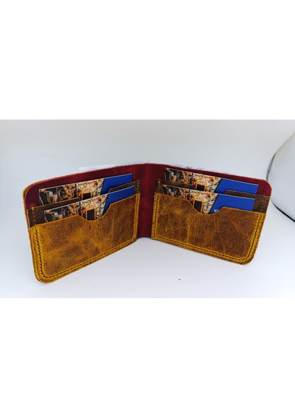 Gerçek Deri Tamamen El Emeği Cüzdan 22CM*8CM * 1 Kağıt Para Alanı 4 Kart Bölmesi NLU98 modelleri