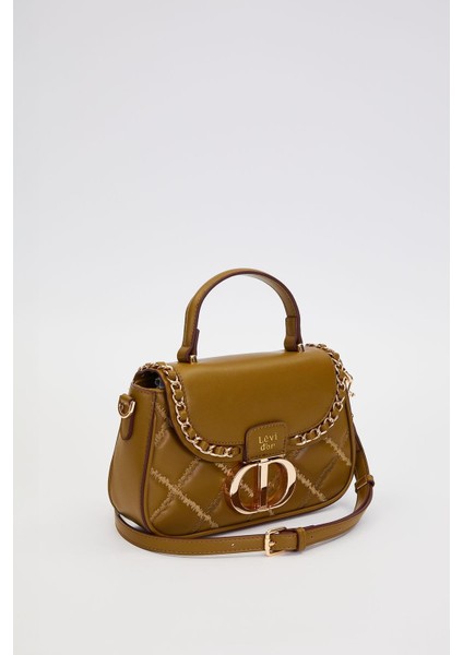 Yeşil Dikişli Kapitone Model El Çantası fiyatları