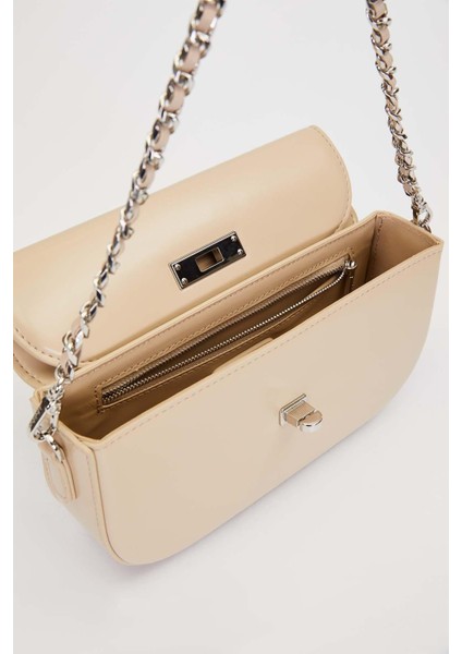 Vizon Silver Kilit Detaylı Omuz Çantası modelleri