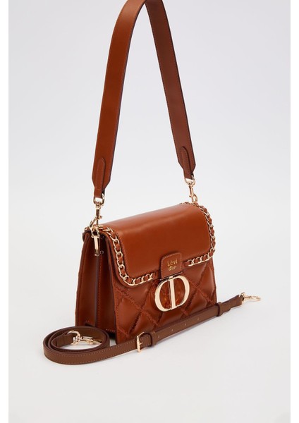 Camel Örgü Kapak Model Omuz Çantası fiyatları