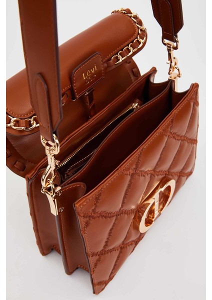 Camel Örgü Kapak Model Omuz Çantası modelleri