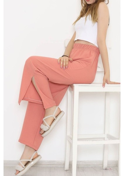 Enenstyle Fashıon Boutıque Rahat Kalıp Beli Lastikli Bol Paça Salaş Yazlık Kadın Aerobin Pantolon fiyatları