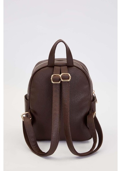 Kahve Fermuar Gözlü Sırt Çantası fırsatları