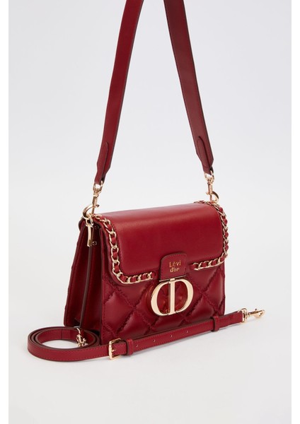 Koyu Kahve Örgü Kapak Model Omuz Çantası fiyatları