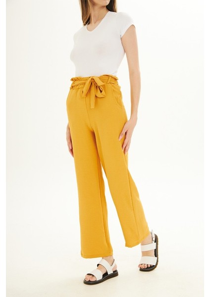 Enenstyle Fashıon Boutıque Rahat Kalıp Beli Lastikli Bol Paça Salaş Yazlık Kadın Aerobin Pantolon indirimleri