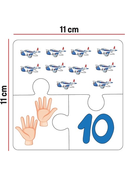 Renkli 30 Parça Ahşap Sayı Öğrenme Pazılı Seti fırsatları