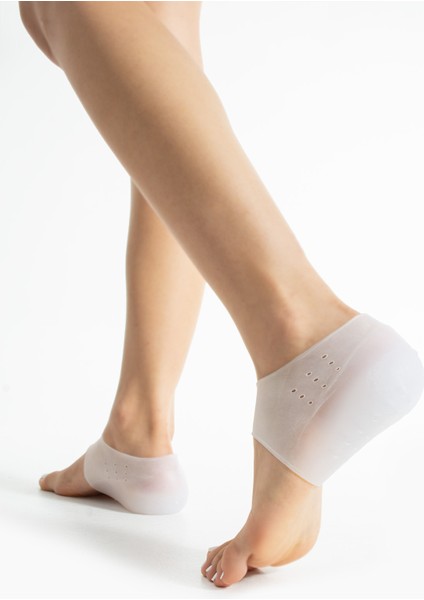 Şeffaf Silikon Gizli Topuk Tabanlık 3 cm Görünmez Boy Uzatıcı Insole fiyatları