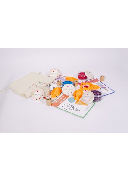 Sparkly Ice Cream Çok Renkli Oyun Hamuru