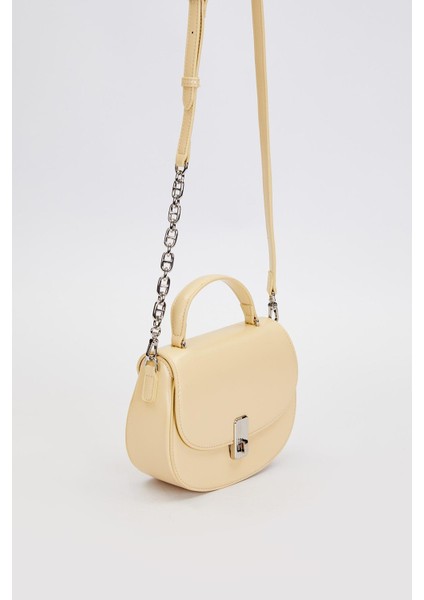 Sarı Zincir Askı Detaylı El Çantası fiyatları