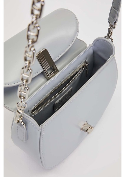 A.mavi Zincir Askı Detaylı El Çantası modelleri