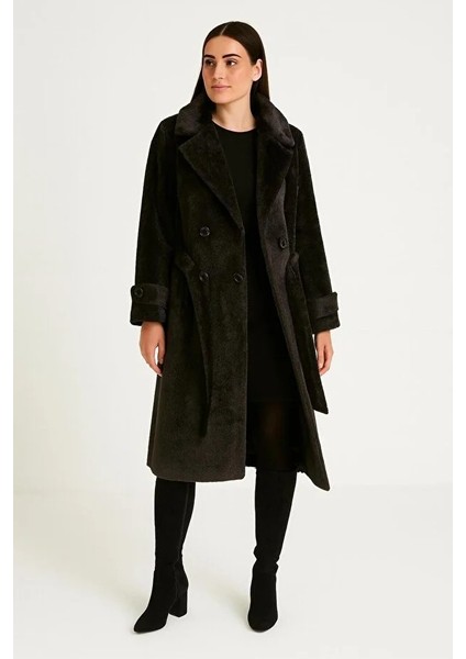 Beli Kuşaklı Peluş Kaban 6033