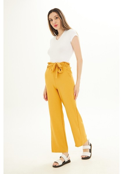 Enenstyle Fashıon Boutıque Rahat Kalıp Beli Lastikli Bol Paça Salaş Yazlık Kadın Aerobin Pantolon indirimleri