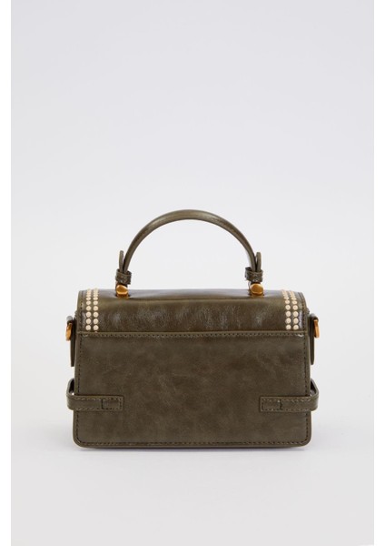 Yeşil Ikili Kemer Görünümlü El Çantası fırsatları