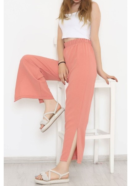 Enenstyle Fashıon Boutıque Rahat Kalıp Beli Lastikli Bol Paça Salaş Yazlık Kadın Aerobin Pantolon modelleri