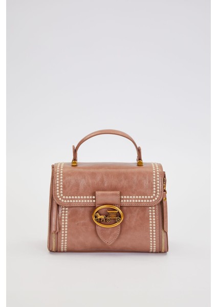 Haki Aksesuar Kilitli El Çantası