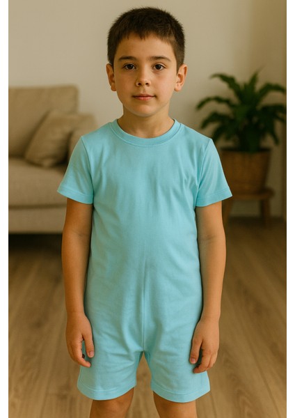 Çocuklar Için Arkadan Fermuarlı Tulum Özel Gereksinime Uyumlu