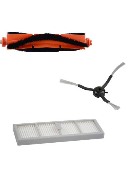 Philips Uyumlu Homerun 7000 Serisi Aqua XU7100, XU7000 Robot Süpürge Aksesuar 3'lü Set