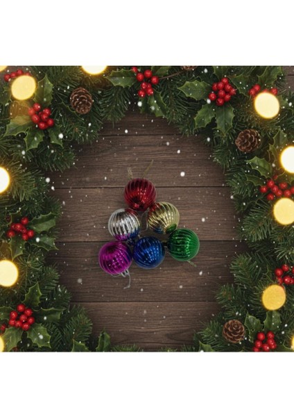 Şık 38'li Yılbaşı Ağaç Süsü Seti, Parlak ve Renkli Dekorasyon indirimleri