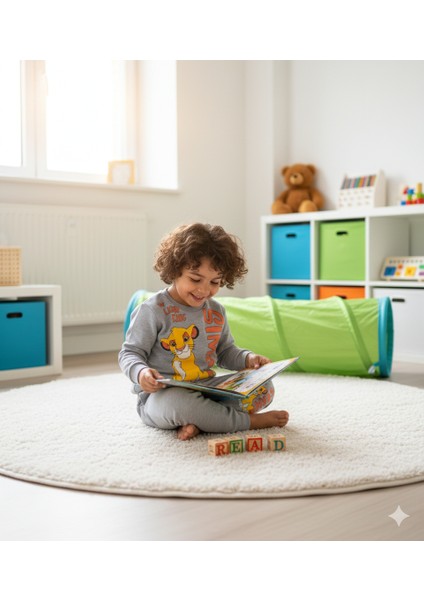 2-5 Yaş Aslan Kral (Simba) Baskılı Çocuk Eşofman Takımı | Mevsimlik fiyatları