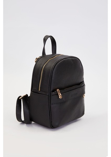 Siyah Fermuar Gözlü Sırt Çantası fiyatları