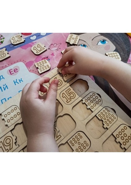 Ahşap Sayılar ve Eşleştirme Seti, Doğal ve Eğlenceli Öğrenme Oyunu fiyatları