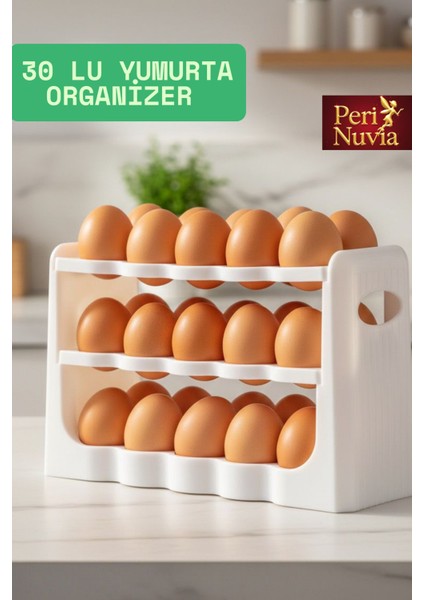 30’lu Yumurta Organizer – Buzdolabı Düzenleyici