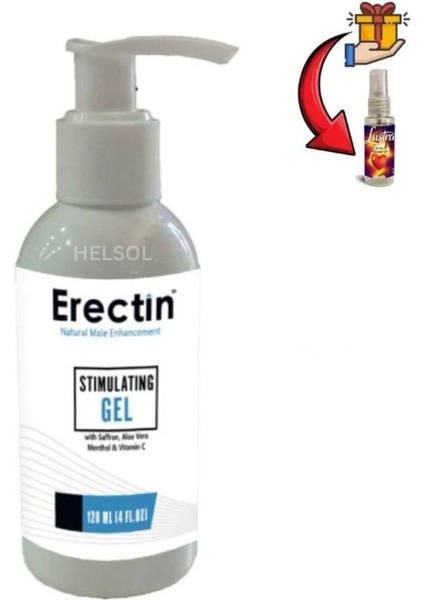 Süper Erectin Jel Sertleşmeye Destekleyici Bakım Jeli 120 ml x 1 Ad.+Lustra Masaj Yağı