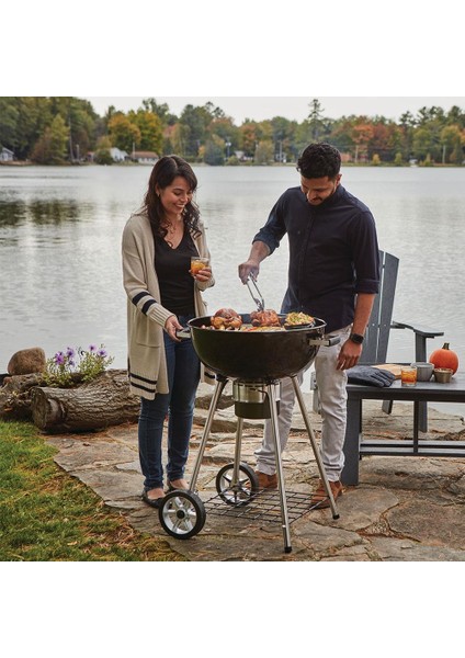 Nk22k-Leg Kömürlü Barbekü | Kömürlü Mangal 57cm