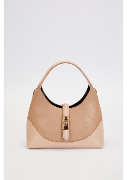 Vizon Askı Kilit Detaylı Omuz Çantası