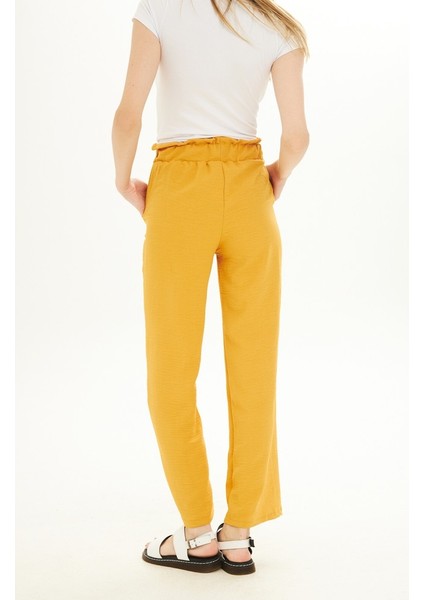 Enenstyle Fashıon Boutıque Rahat Kalıp Beli Lastikli Bol Paça Salaş Yazlık Kadın Aerobin Pantolon indirimleri