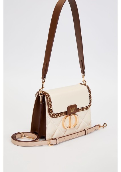 Krem Örgü Kapak Model Omuz Çantası fiyatları